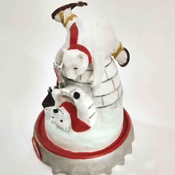NEW Coca Cola Polar Bears Authentic Limited Edition Franklin Mint Collectible - Picture 2 of 7